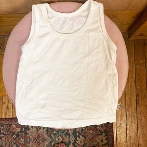 White Baby Tank Top (Size: 100)